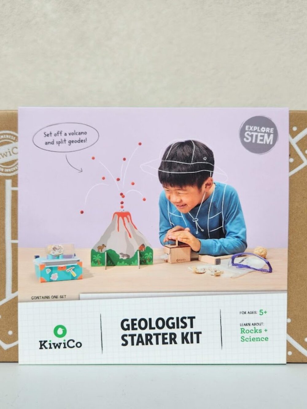 NEW KiwiCo. Kiwi Co. Geologist Starter Science Kit Craft Experiments School Supp